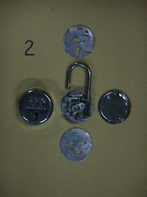 parts of a padlock