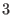 \(3\)